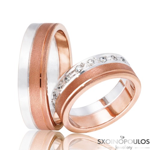 Βέρες Γάμου DR9 (6.50mm) , Χρυσές 14Κ , Ζευγάρι .